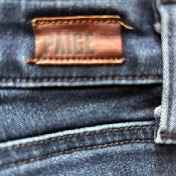 Paige Dark Wash Manhattan Denim Bootcut Jeans Size 30 - Picture 9 of 9
